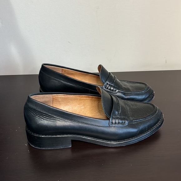 MADEWELL The Elinor Loafer in Leather Black Slip On Penny Loafer Shoe Sz 6 - Picture 10 of 14